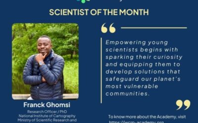 WCRP academy votes Franck Ghomsi as Scientist of the month
